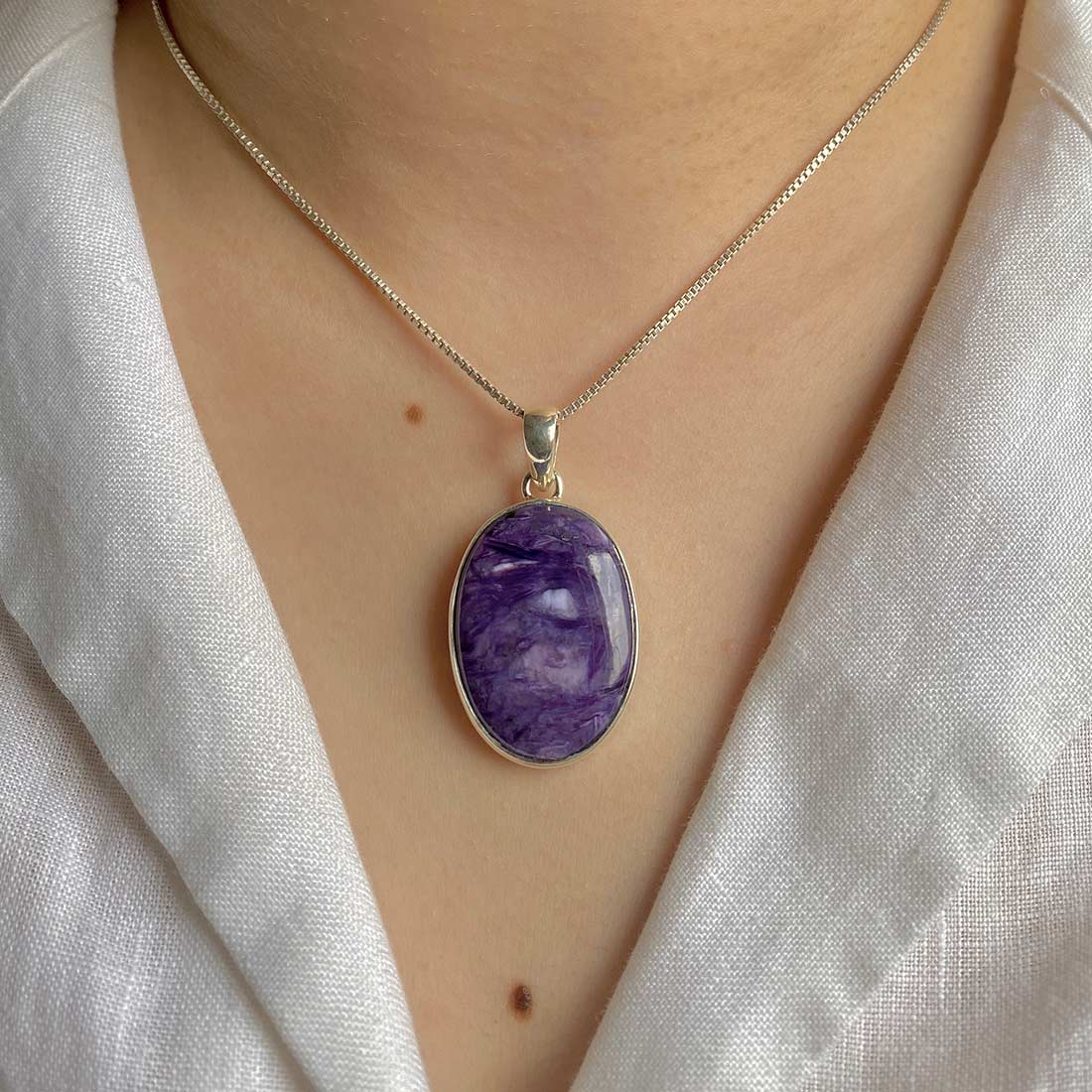 Charoite Pendant-(CHR-P-5.)